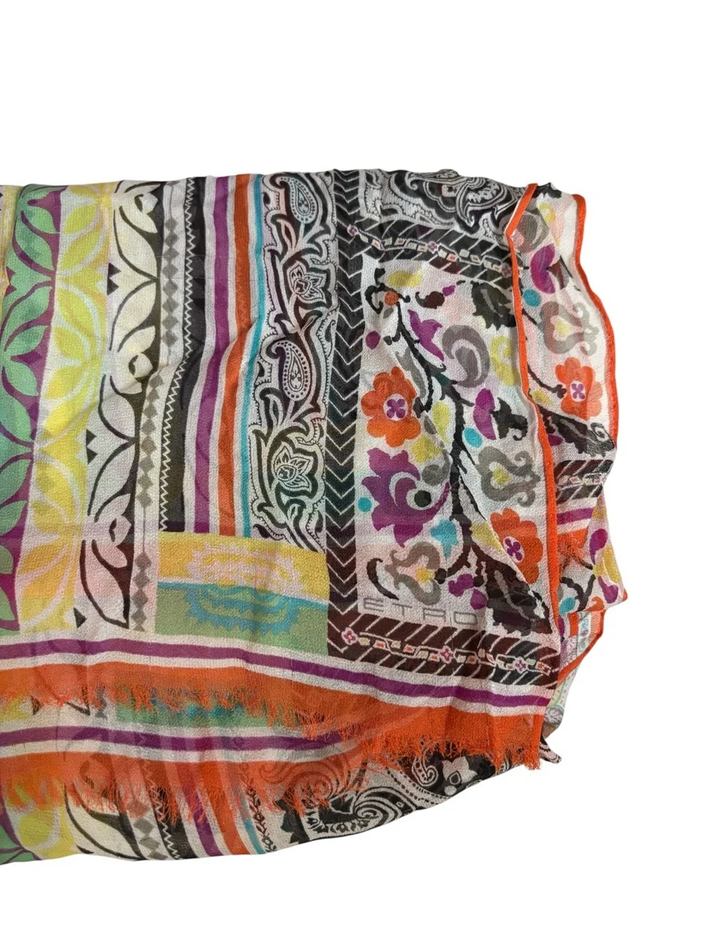 Etro Multi-Color Silk Scarf